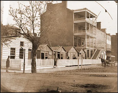 Washington D.C. Buildings of the Sanitary Commission Home Lodge for Invalid Soldier