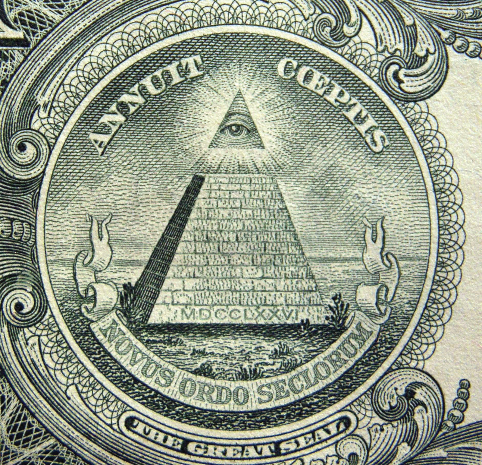 US One Dollar Bill — historic image