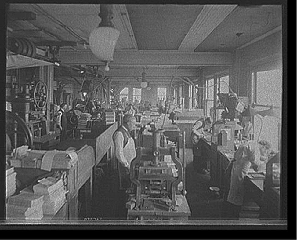 [Book bindery, Richmond & Backus Co., Detroit, Mich.], [1902?] — historic photograph