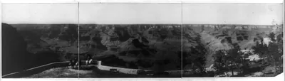 Grand Canyon of Arizona from Hotel El Tovar