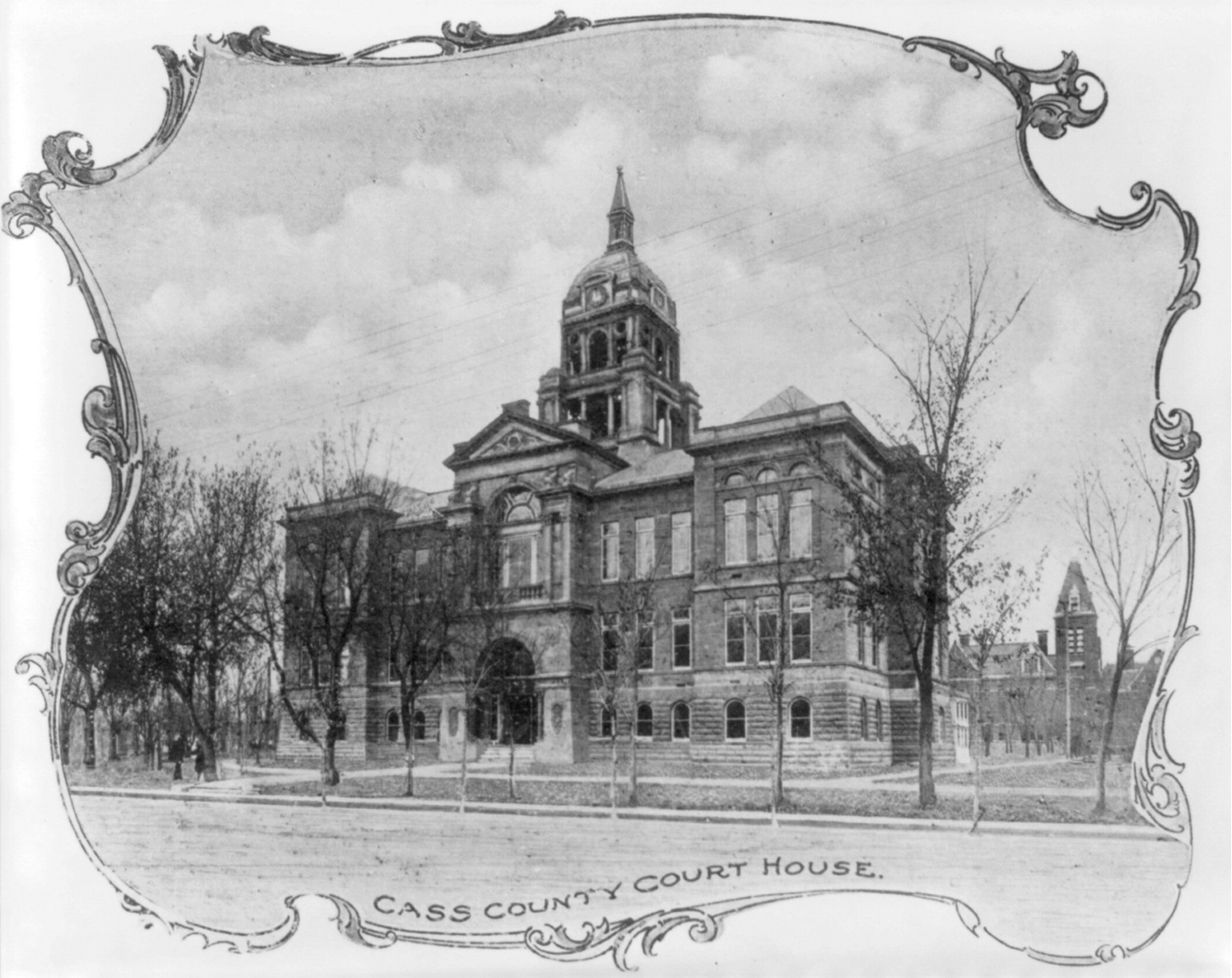 Cass county courthouse, Fargo, N.D., [no date recorded on caption card] — historic print