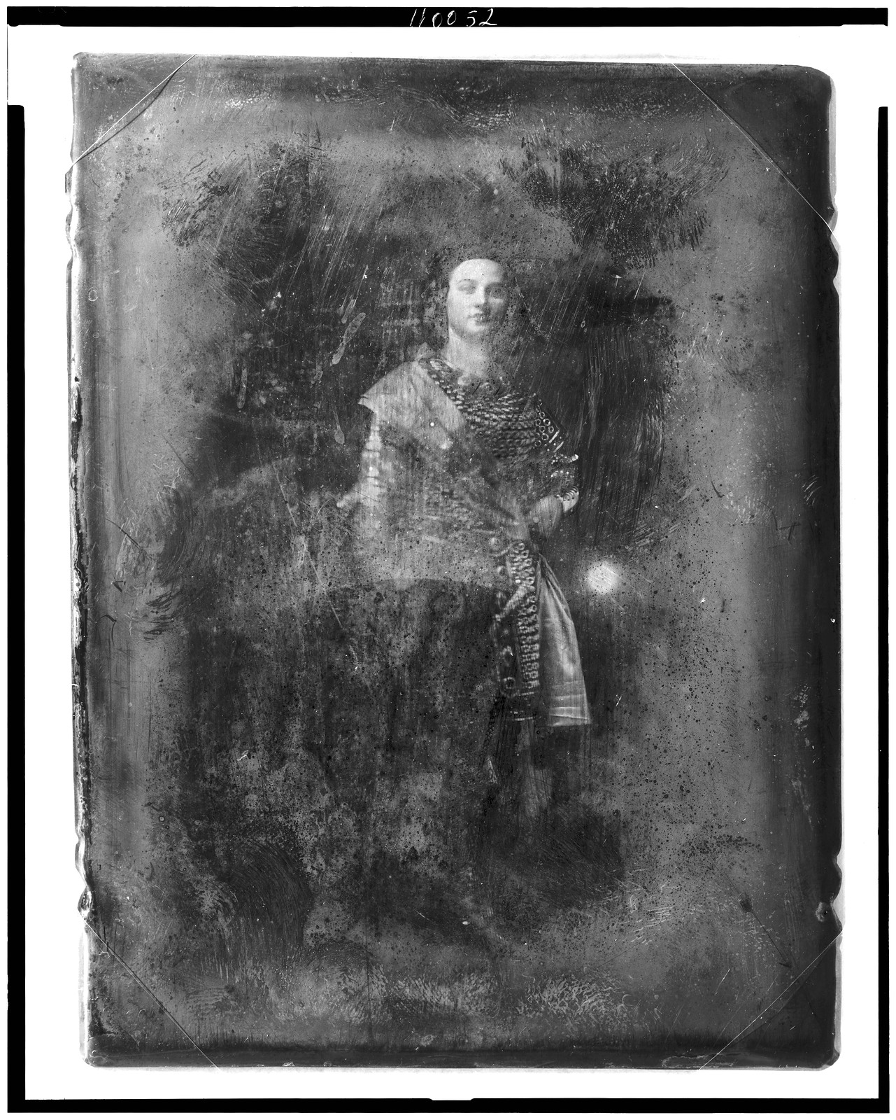 [Unidentified person in theatrical costume, full-length portrait, facing front, standing], [between 1844 and 1860] — historic photograph