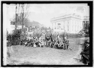 Harding & wounded men, [3/25/21]