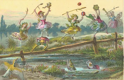 The Fairies Haunt: Merry Christmas and Happy New Year card
