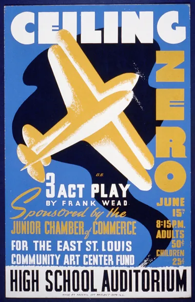 Ceiling zero 3 act play by Frank Wead (S) sponsored by the Junior Chamber of Commerce f