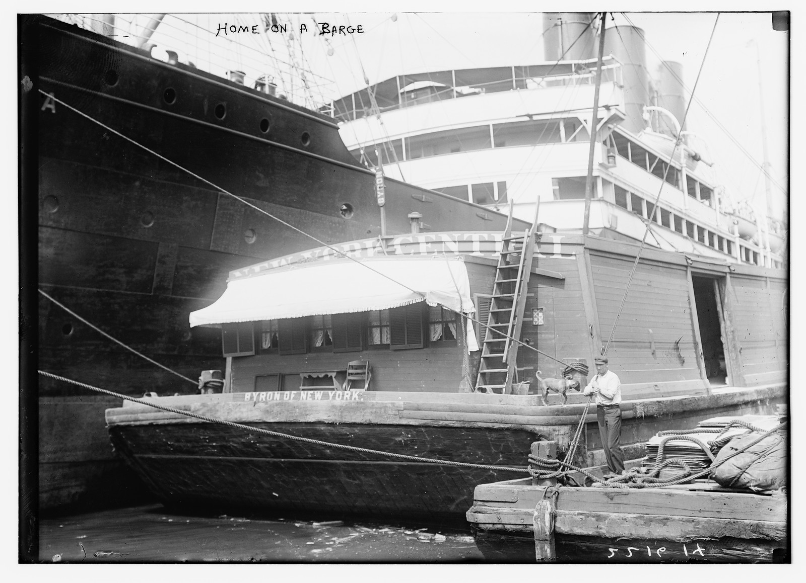 Home on a Barge, n/a — historic photograph