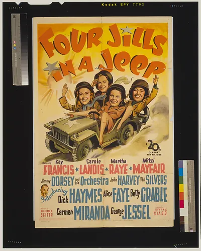 Four Jills in a jeep
