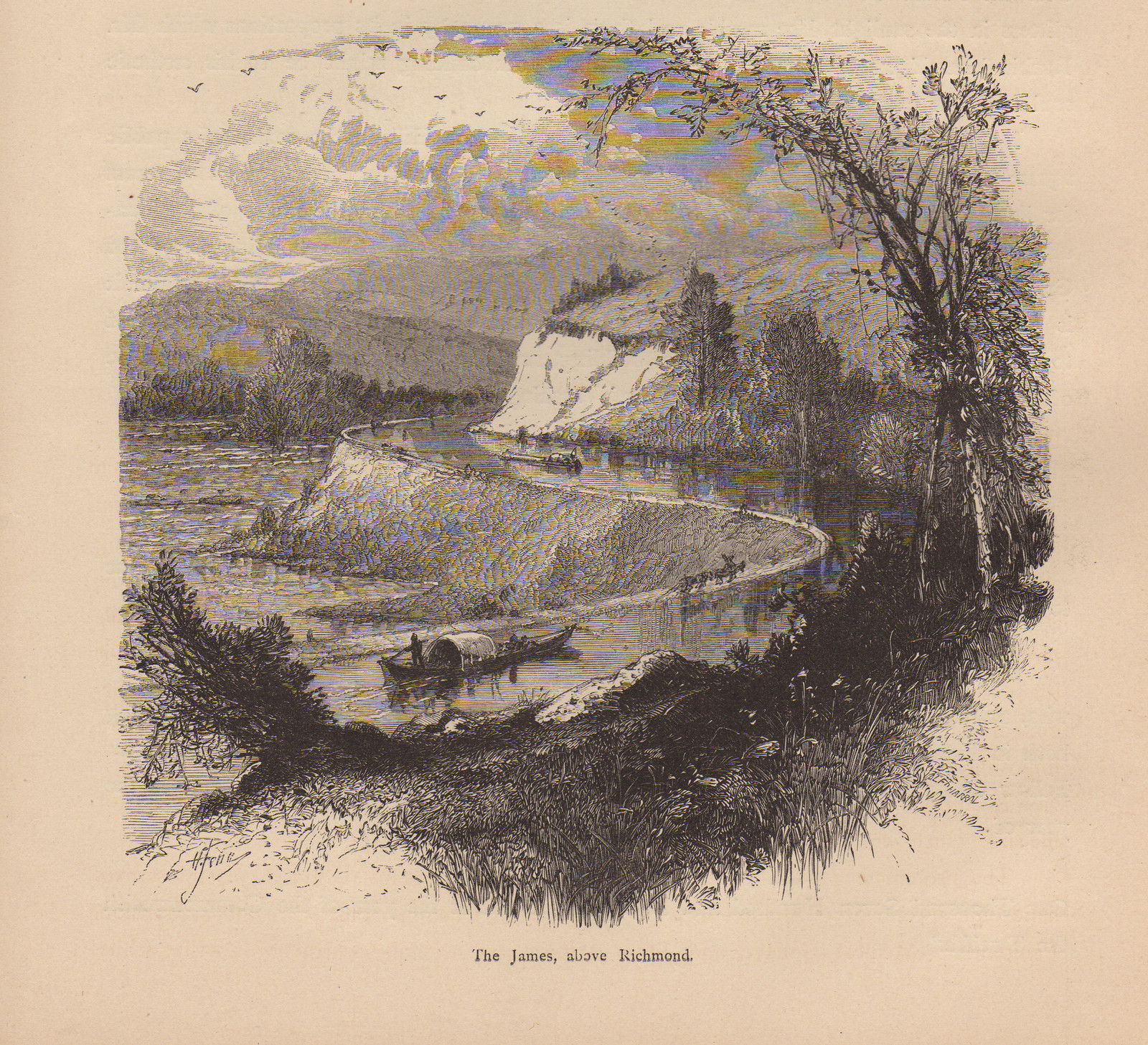 The James, above Richmond — historic image