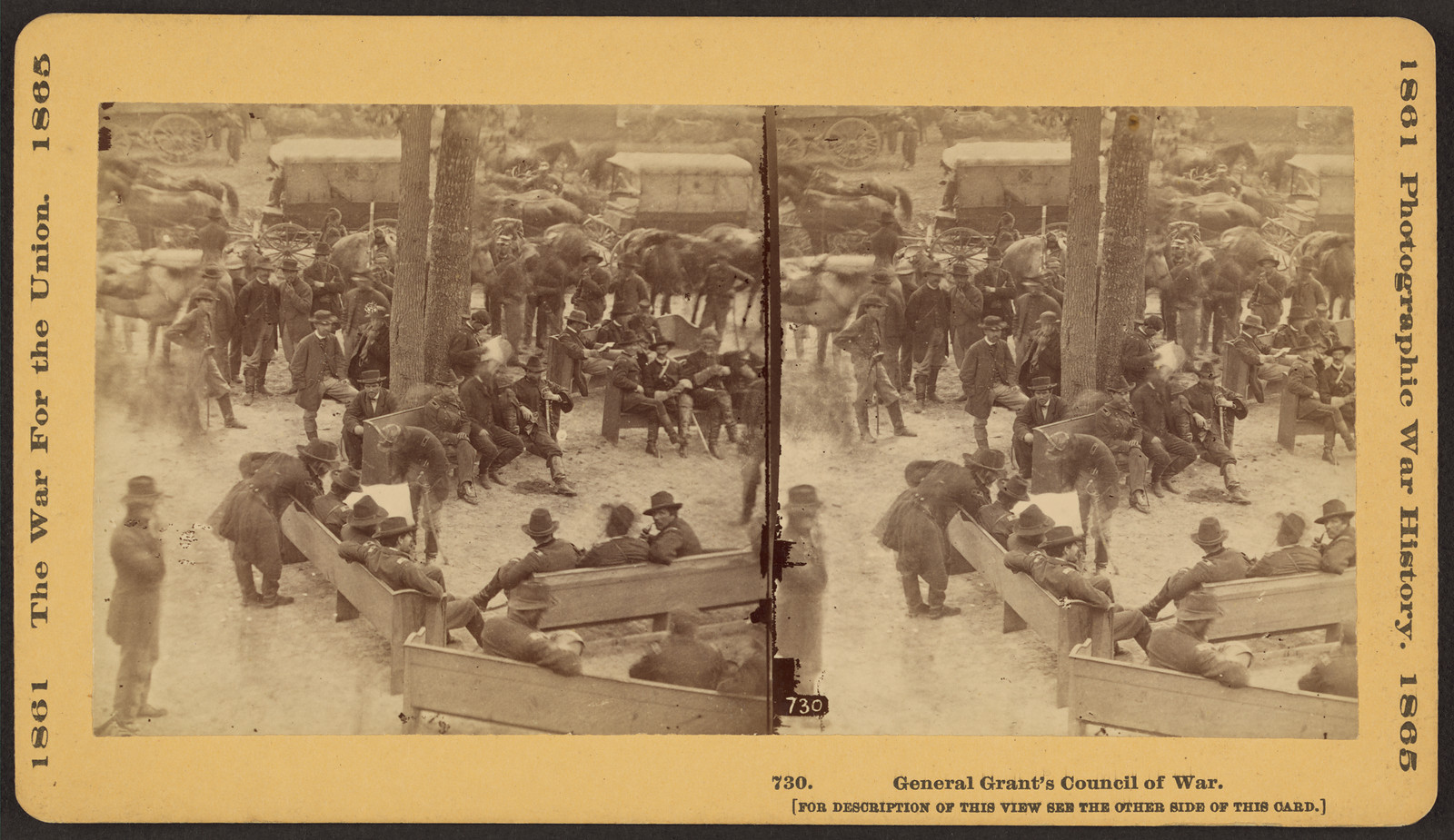 General Grant's Council of War — historic image