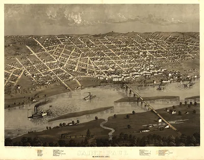 St. Paul, Minnesota, 1867