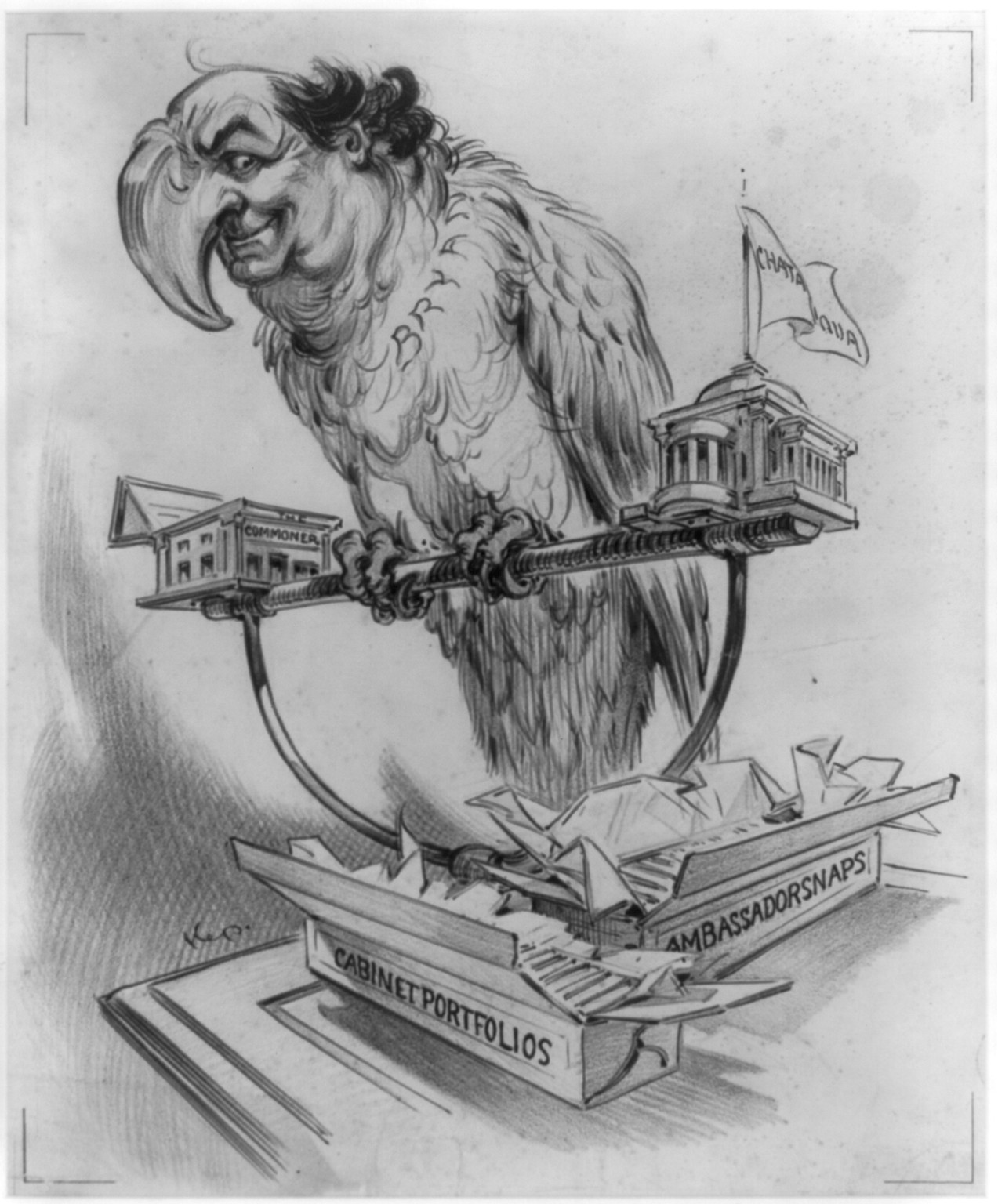 Does Polly want a cracker?, 1912 Dec. — historic drawing