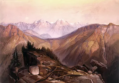 Lower Yellowstone range / Moran, 1874.