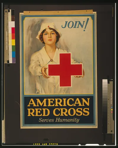 American Red Cross serves humanity Join! / Lawrence Wilbur.