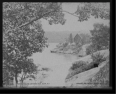 Flirtation Walk and lighthouse, [United States Military Academy], West Point, N.Y.