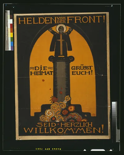 Helden von der Front! Die Heimat grüsst euch! Seid herzlich willkommen!