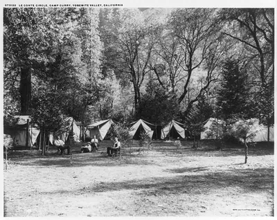 Yosemite Valley, California: Le Conte Circle, Camp Curry