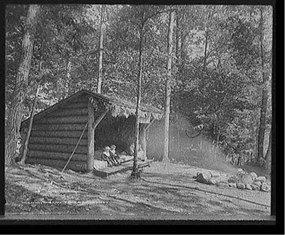 An Open camp, Raquette Lake, Adirondack Mts., N.Y.