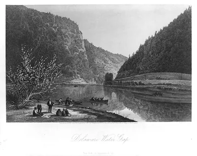 Delaware Water Gap / G. Perkins ; R. Hinshelwood.