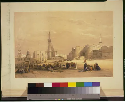 The entrance to the citadel of Cairo / David Roberts, R.A.