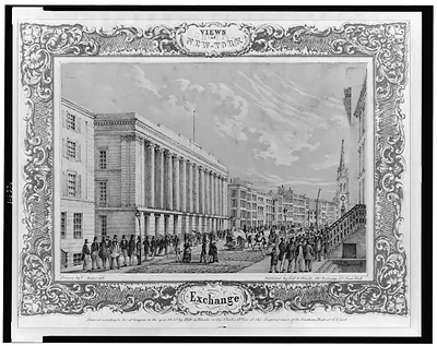 Views of New York--Exchange / drawn by C. Autenrieth ; J. Bornet.