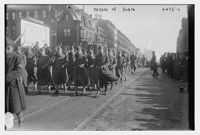 Parade of 308th