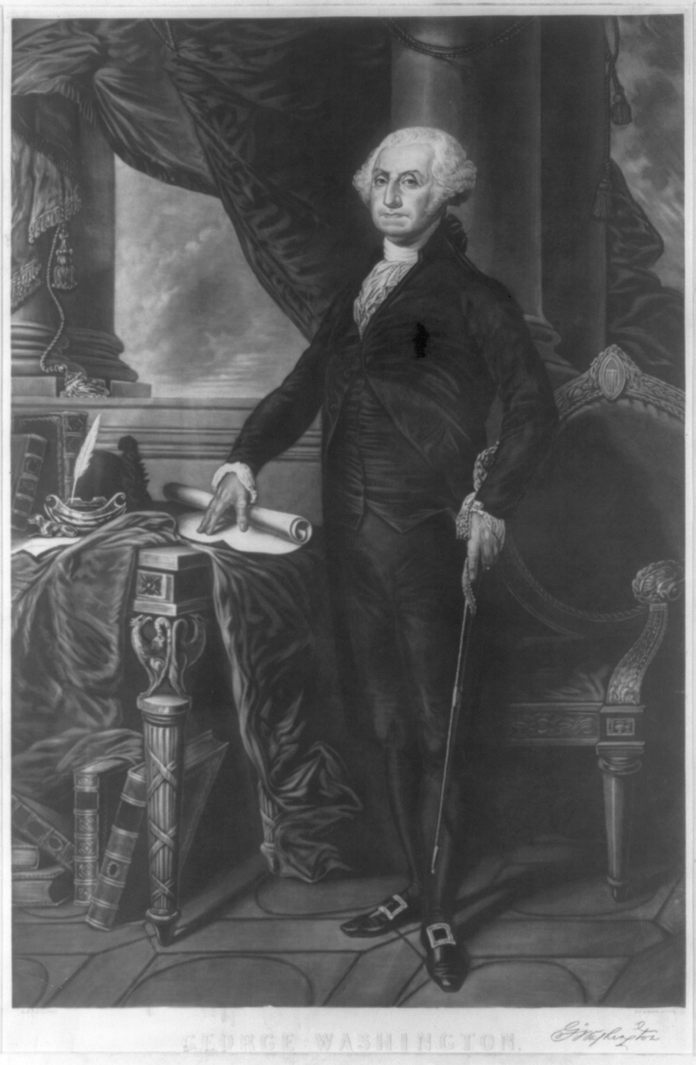 George Washington, [no date recorded on shelflist card] — historic print