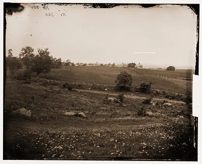 Gettysburg Pennsylvania. View from Culps hill