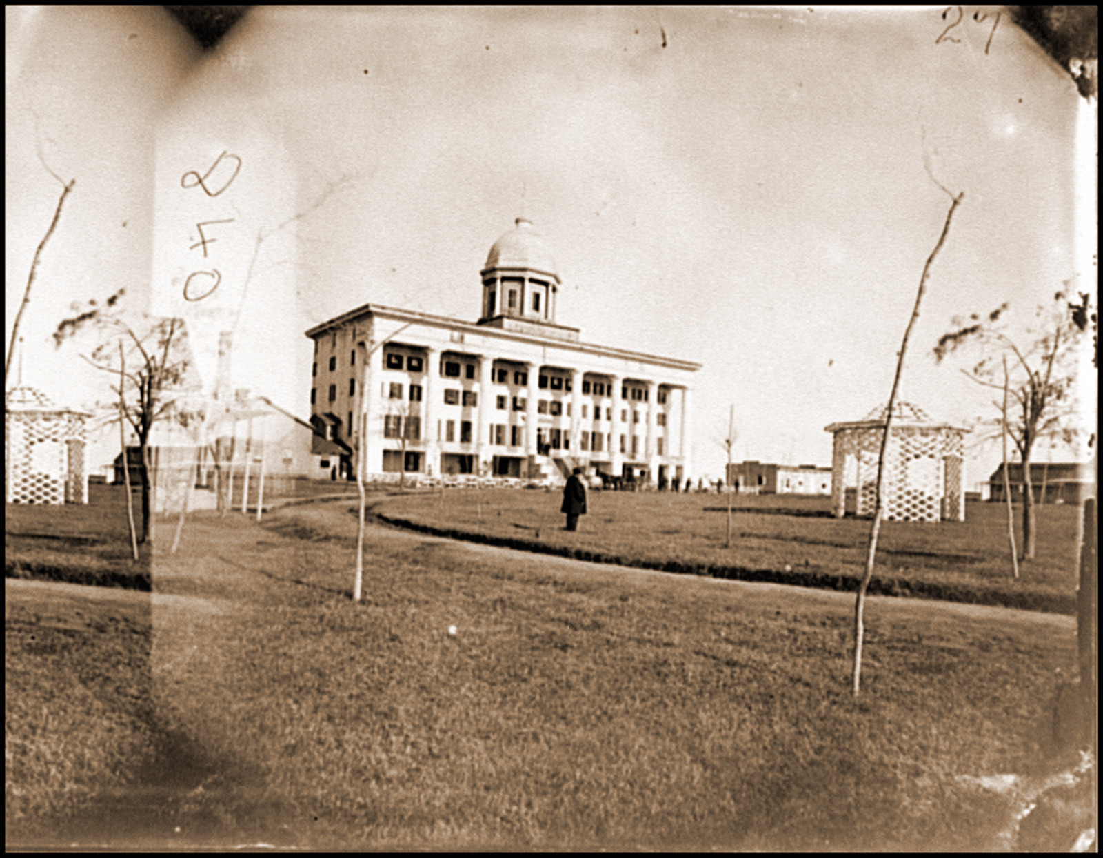 Hampton Va. Chesapeake Hospital and grounds, 1860 — historic photograph