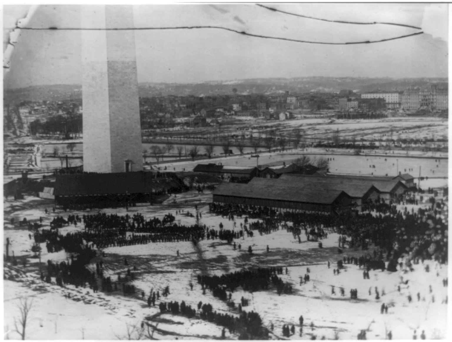 Dedication of the Washington Monument, February 21, 1885, 1885 February 21. — historic photograph