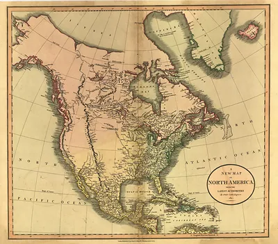 A New Map of North America from the Latest Authorities