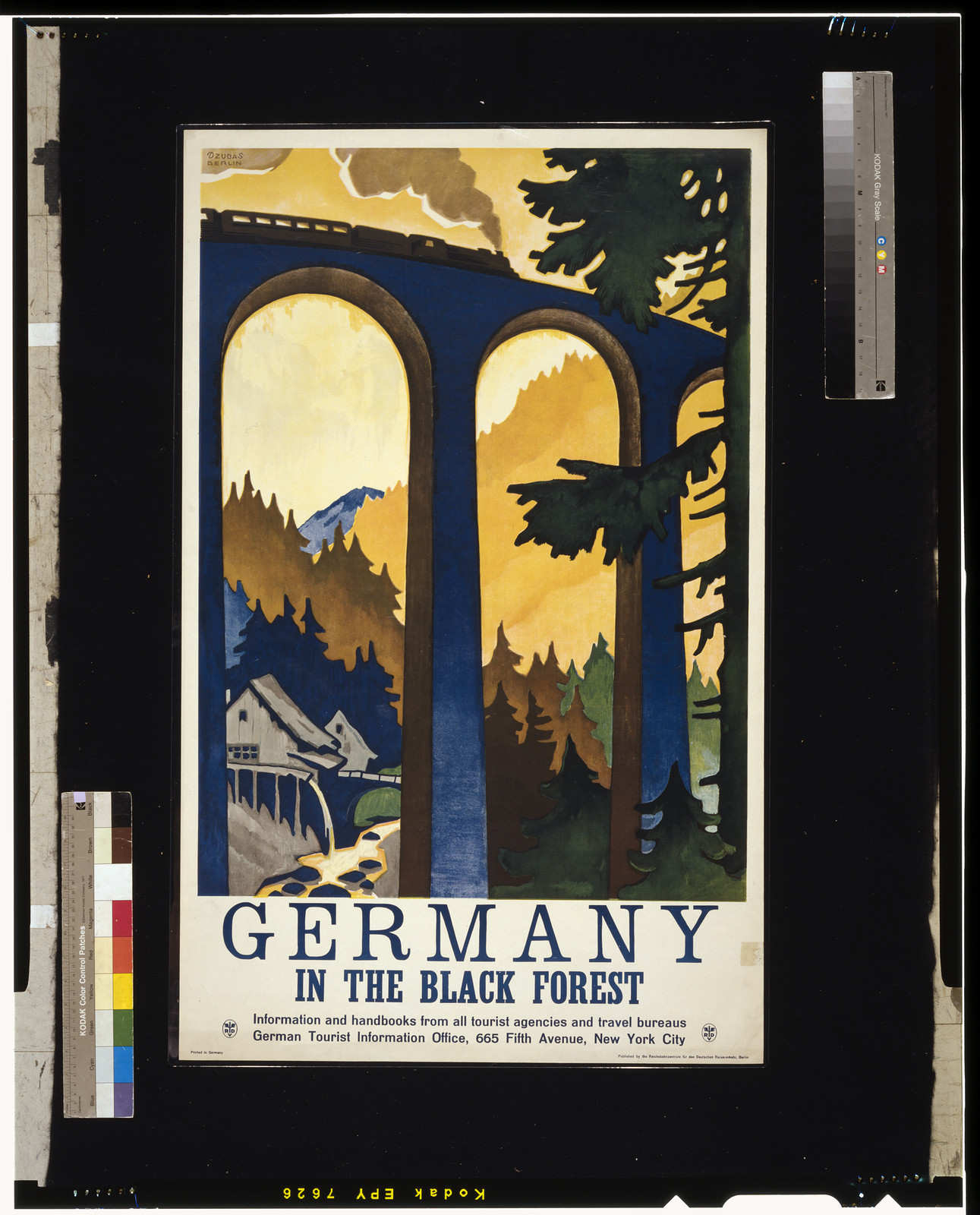 Germany. In the Black Forest / Dzubas Berlin. — vintage poster
