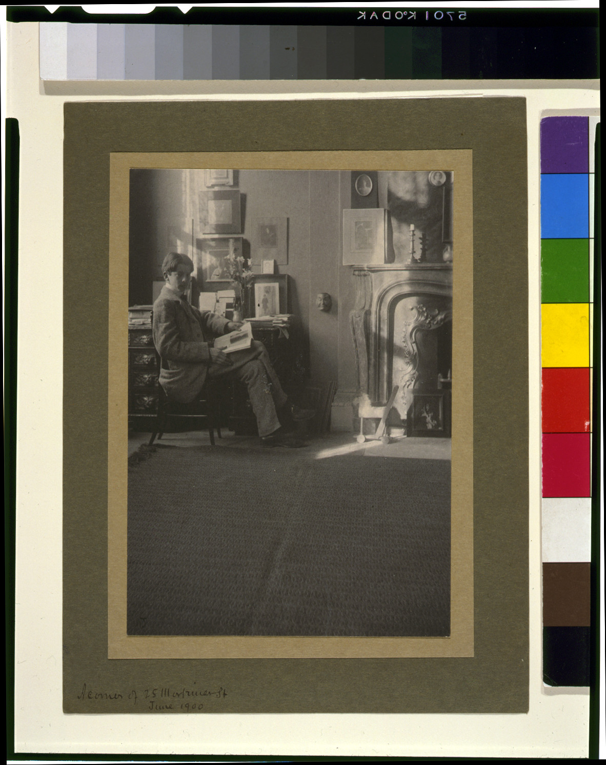 A corner of 25 Mortimer Street, June 1900, 1900 — historic photograph