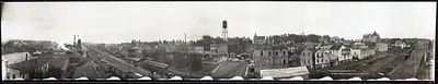 Birds eye view of Medford, Wisconsin, 1912