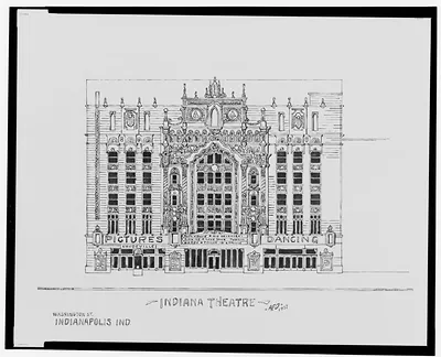 [Indiana Theatre, Washington St., Indianapolis, Indiana] / AFD 1937.