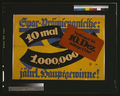 Spar-Praumlmienanleihe: 10 mal 1000000 jaumlhrl. Hauptgewinne! / Bernhard.