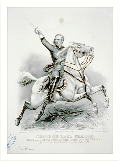 Custer's last charge: Brevet Major-General George A. Custer, Lieutenant-Colonel 7th U.S. Cavalry