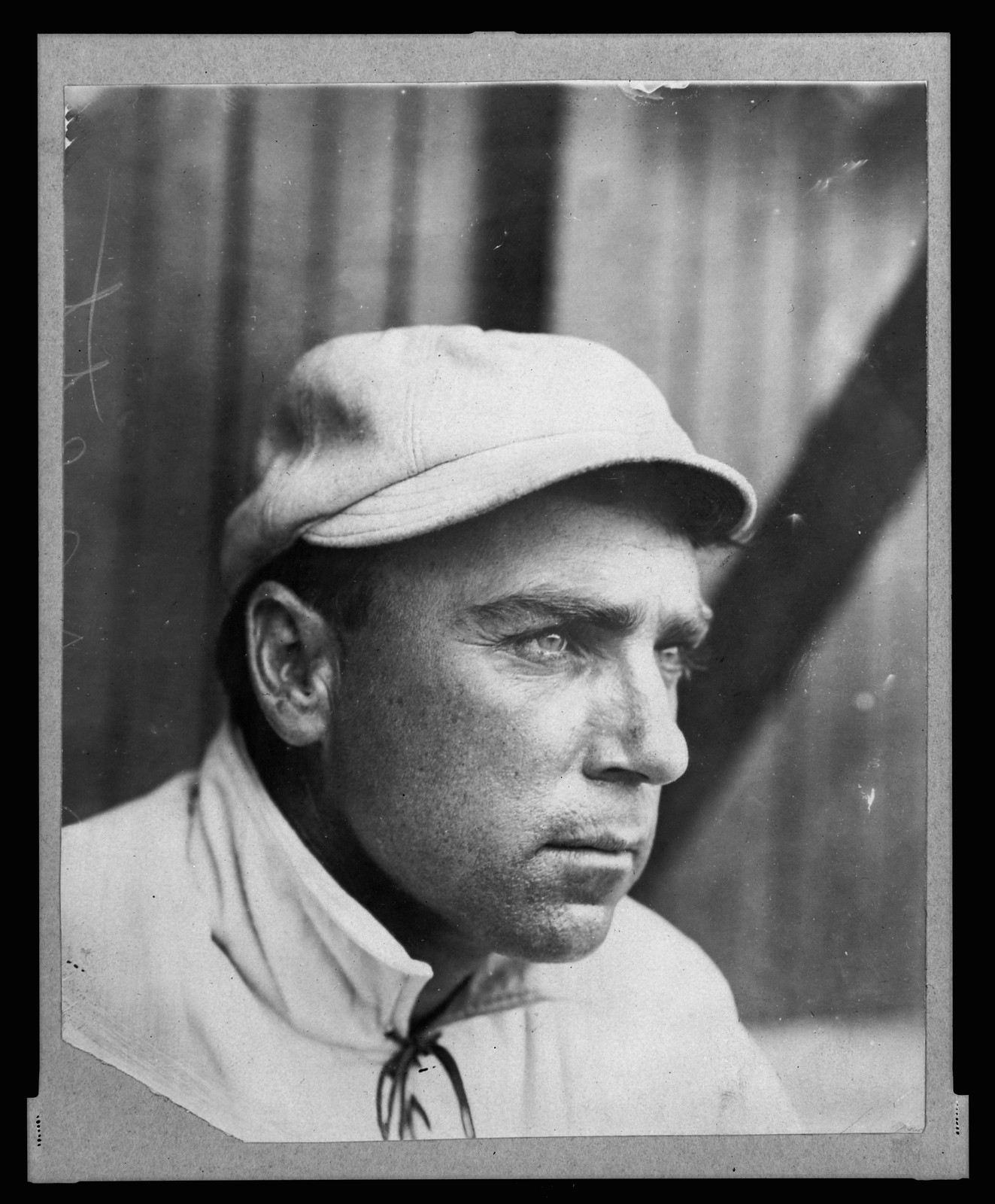 [Jimmy Barrett, Boston AL, bust portrait, in uniform, facing right], [1908] — historic photograph