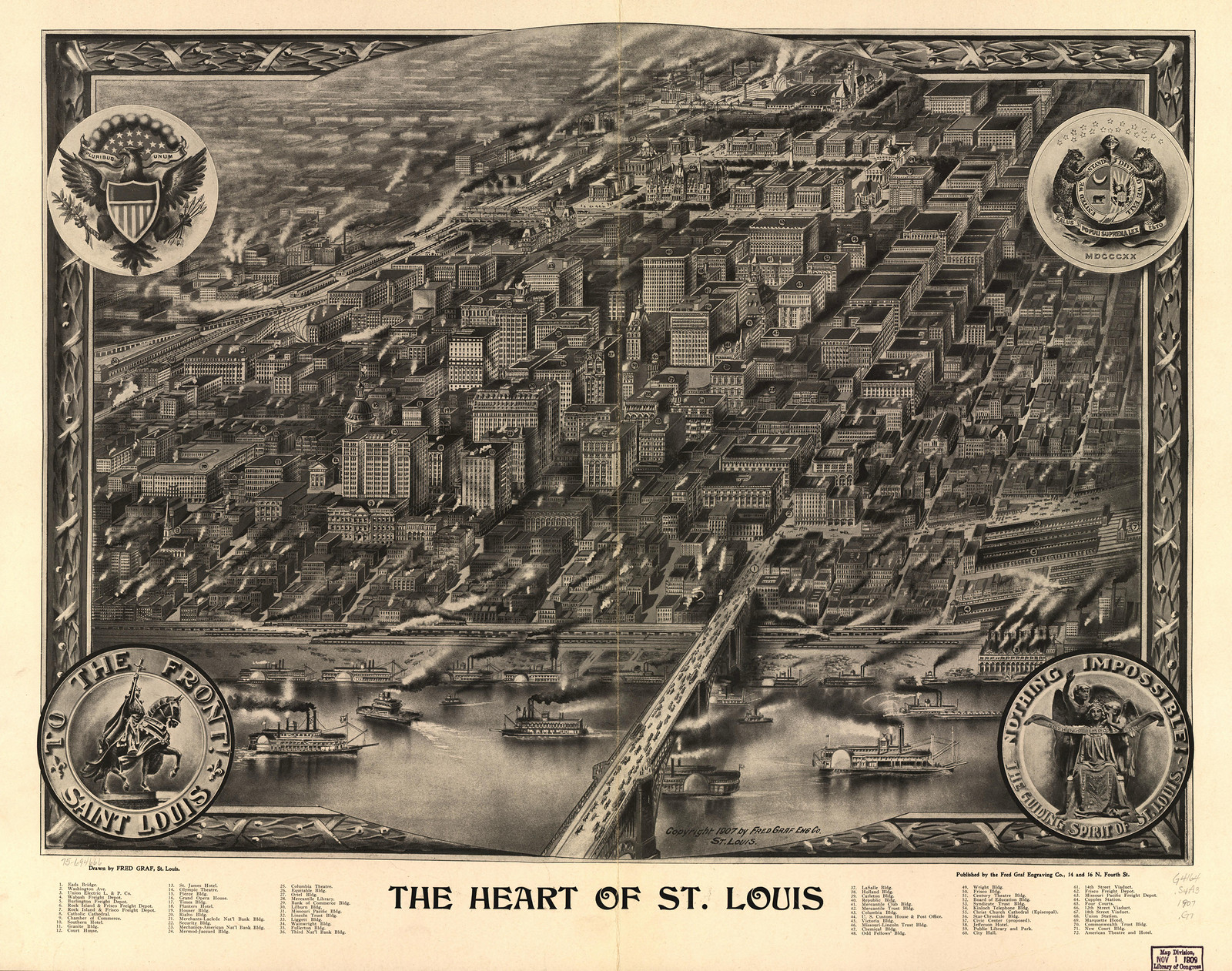 St Louis 1800 s 2, Missouri — antique map