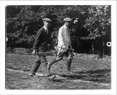 Sports - golf. Tom Vardon and Fred McLeod
