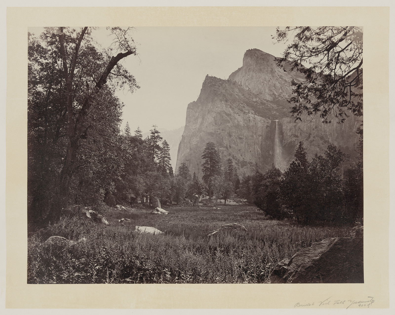 [Bridal Veil Fall, Yosemite Valley, Calif.], [ca. 1865] — historic photograph