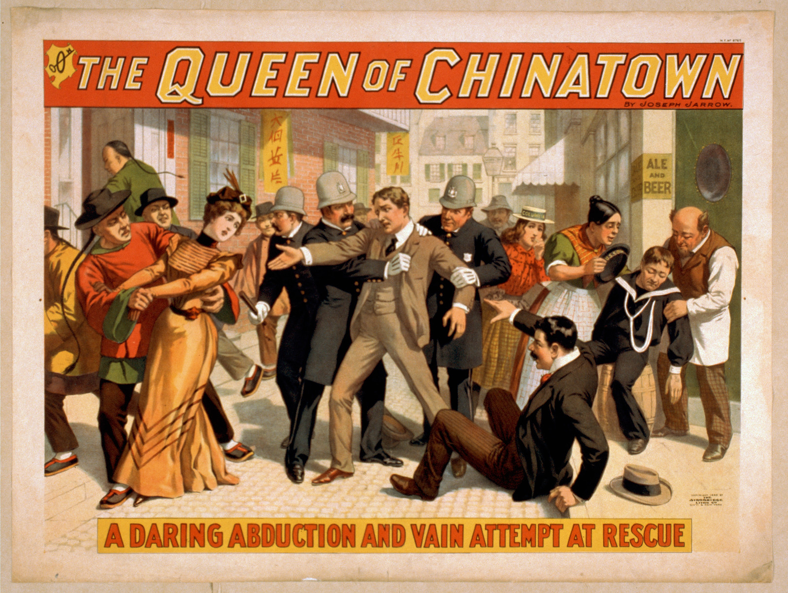 The queen of Chinatown by Joseph Jarrow., 1899 — vintage poster