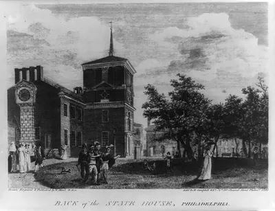 Back of the State House, Philadelphia