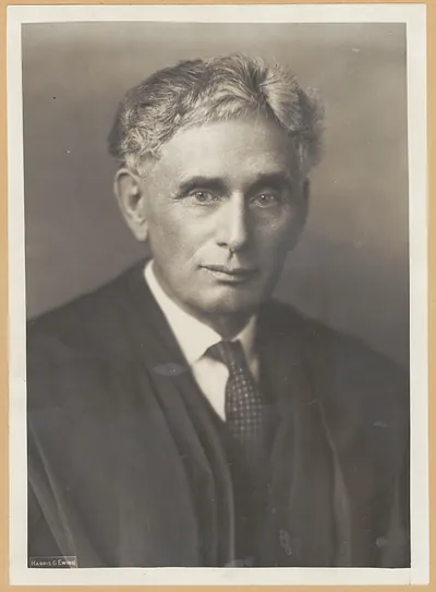 [Louis Brandeis, head-and-shoulders studio portrait, facing front]