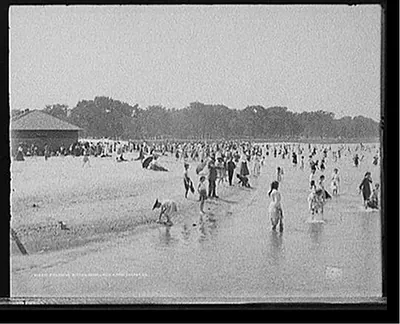 Children's bathing beach, Lincoln Park, Chicago, Ill.