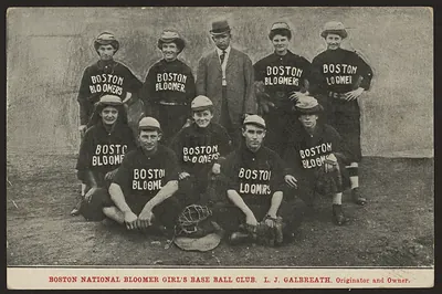 Boston national bloomer girl's base ball club, L.J. Galbreath, originator and owner