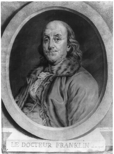 [Benjamin Franklin, 1706-1790, head and shoulders, facing left]