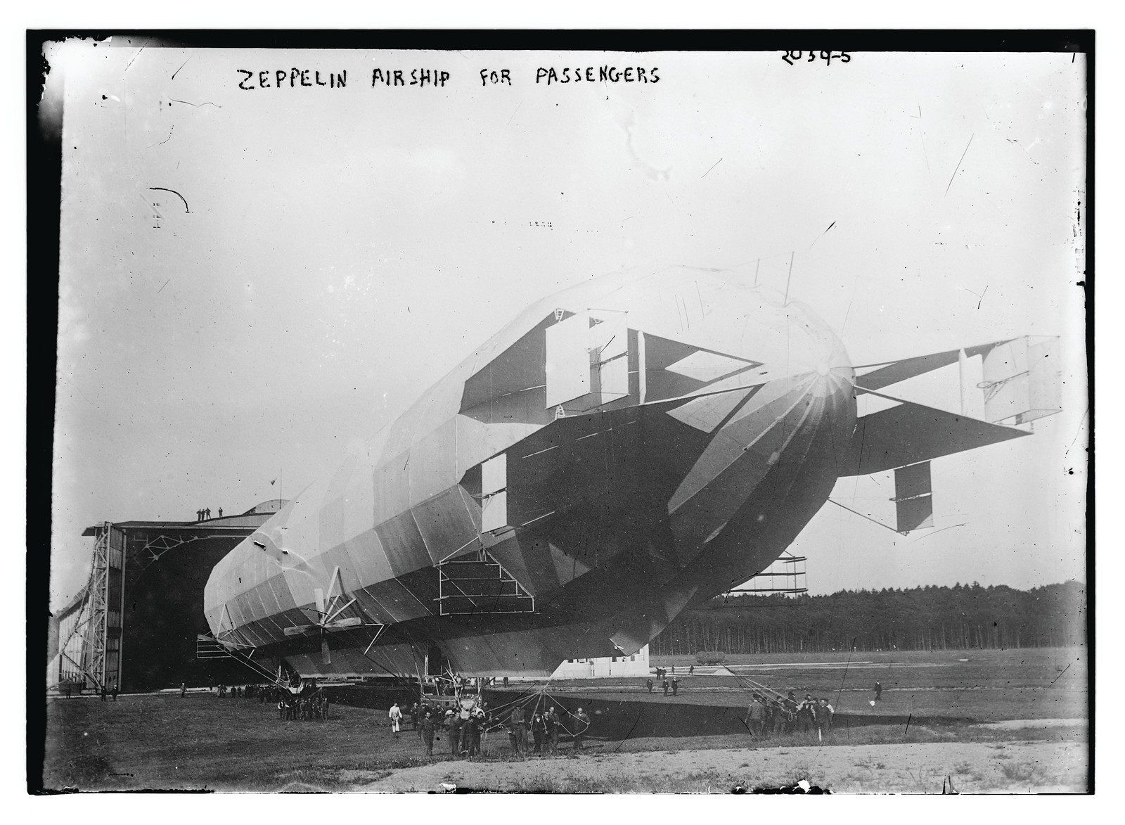 Zeppelin airship for passengers, n/a — historic photograph