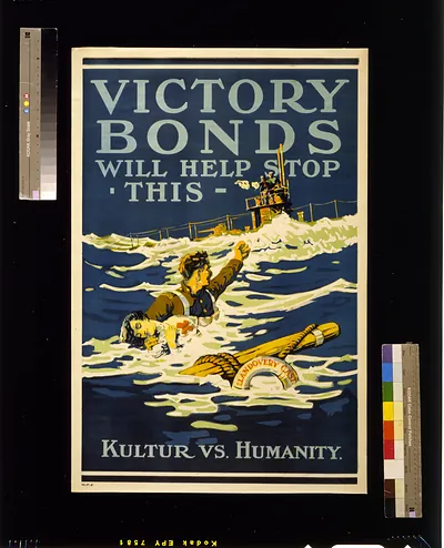 Victory Bonds will help stop this. Kulture vs. humanity