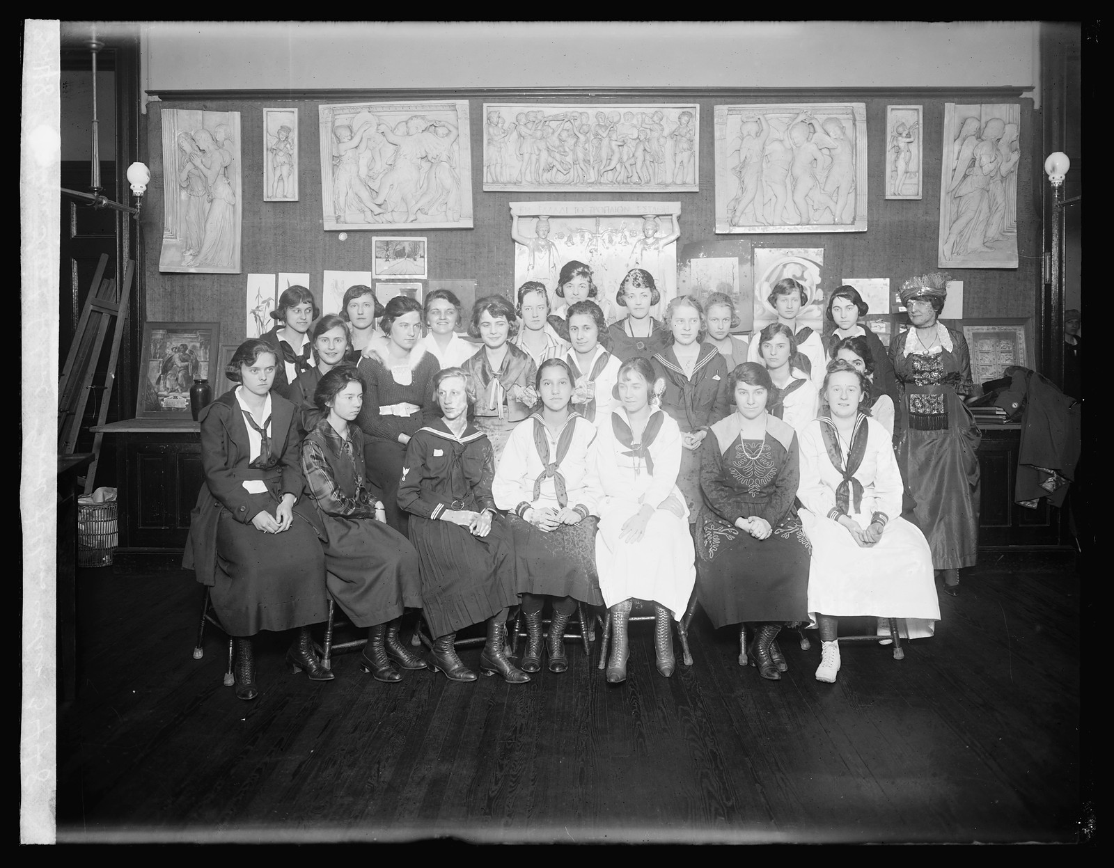 Eastern High School, [Washington, D.C.], Good Fellows club, [1919 or 1920] — historic photograph