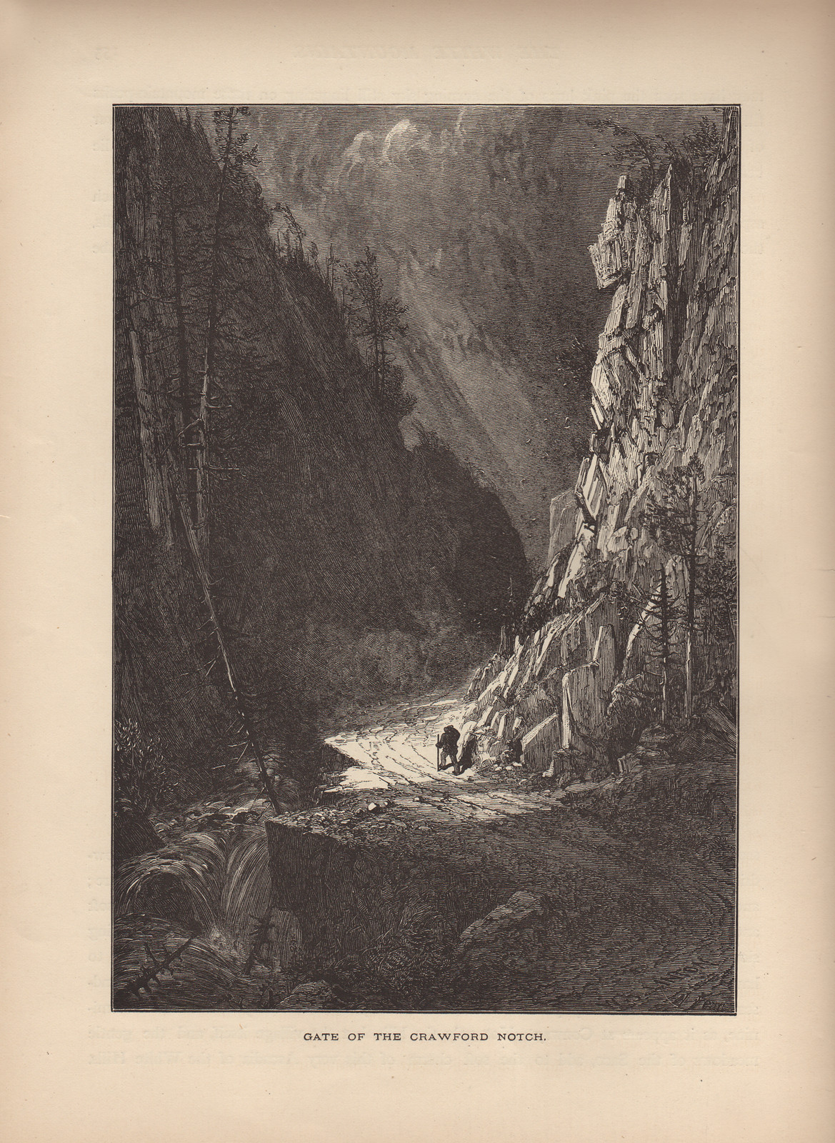 Gate of the Crawford Notch — historic image